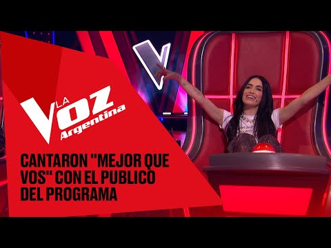Lali and Miranda! sang "Mejor que vos" with the audience of The Voice Argentina 2025