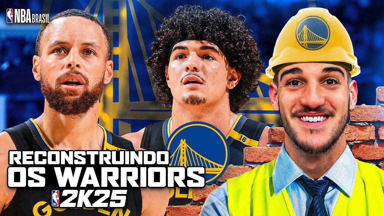 🔴 Reconstruindo o Golden State Warriors no NBA 2K25 | Caio Reage Ao Vivo