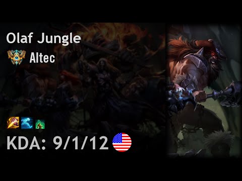 Olaf Jungle vs Hecarim - Altec - NA Challenger Patch 6.18