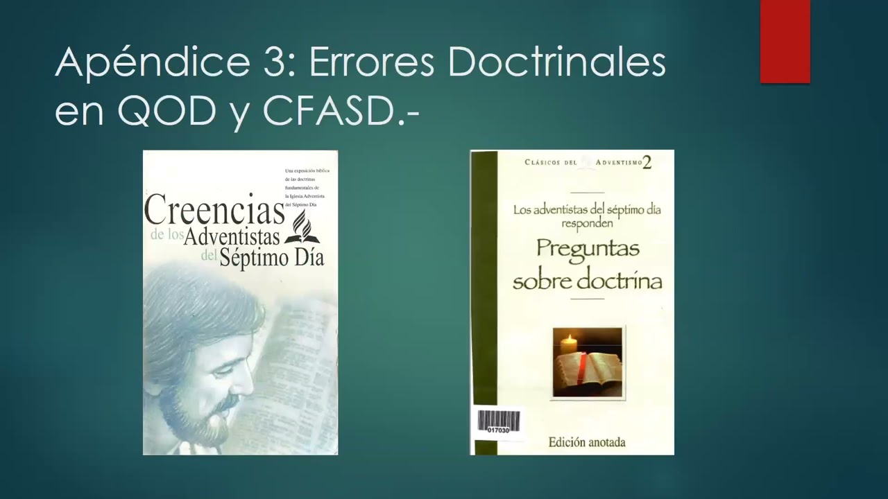 "LA DENOMINACION SATANICA QUE ELIMINÓ EL SANTUARIO Y ELIMINÓ LA EXPIACION". PARTE 2. Carlos Gómez.