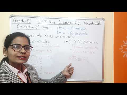 Grade-IV Ch-12 Time Exercise-12.3