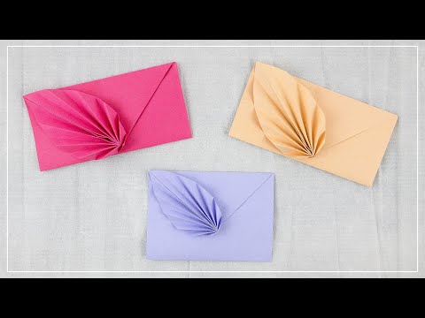 Origami Briefumschlag falten | schöne DIY Geschenkidee