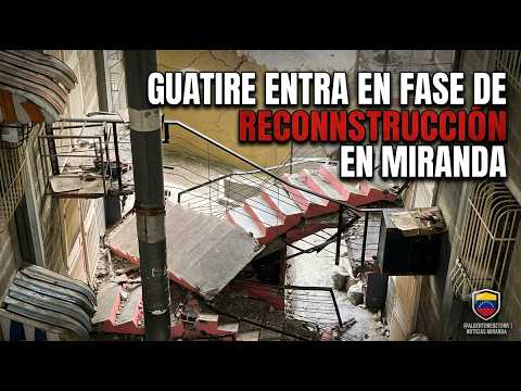 Guatire entra en fase de reconstrucción tras sismo en Miranda 🚨📄