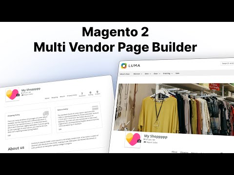 Drag & Drop Page Builder for Magento 2 Multi Vendor Marketplace
