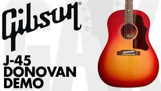 Video thumbnail for Gibson - Limited Edition 1965 J-45 Donovan Demo at GAK by GAK