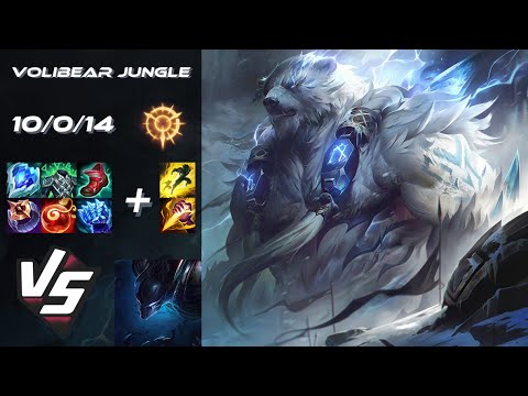 Volibear Jungle vs Nocturne - EU Grandmaster Patch 14.5.1