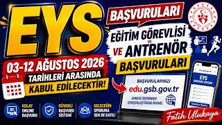 EYS başvuru başladı 2026