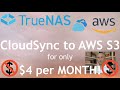 TrueNAS Backup To AWS S3 Glacier Glacier Deep Archive CHEAP Off Site Backup