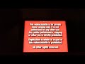 Blood Red FBI Warning Screen Early 2000