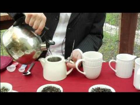 Basics of Brewing Tea : Warming the Teapot & Teacups