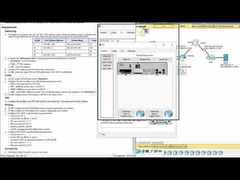 [CCNA v6] Packet Tracer 2.5.1.2 Skills Integration Challenge