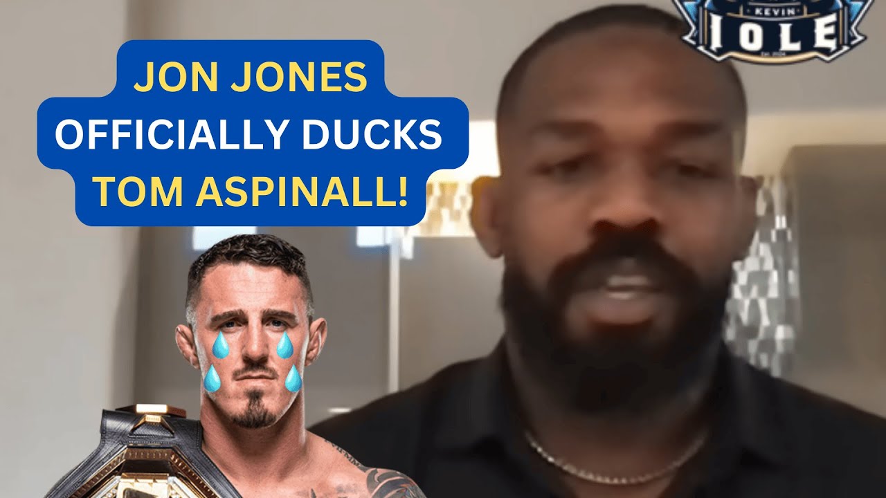 Jon Jones OFFICIALLY DUCKS Tom Aspinall