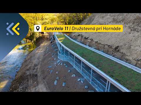 Náhľad videa Nový úsek EuroVelo 11 medzi Košicami a Družstevnou pri Hornáde tesne pred otvorením