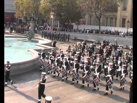 Massed Bands of the Sea Cadet Corps - National Trafalgar Parade 2011 - Part 1