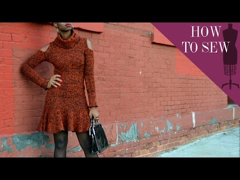 How To Sew A Turtle Neck Sweater Dress