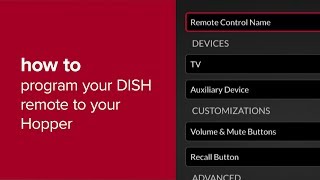 How to Program Your DISH Remote to Your Hopper