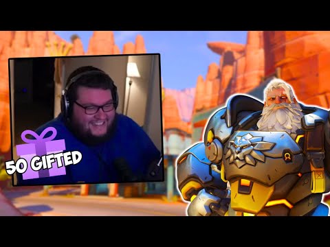 FLATS bet me 50 Gifted to play REINHARDT in the OW World Cup