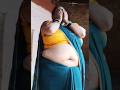 How To Drape A Saree Perfectly For Fat Women Plus Size Aunty Saree Draping Style