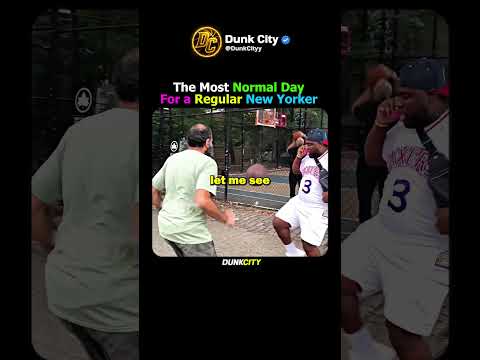 Homeless Guy Hits a Crazy Shot In NYC