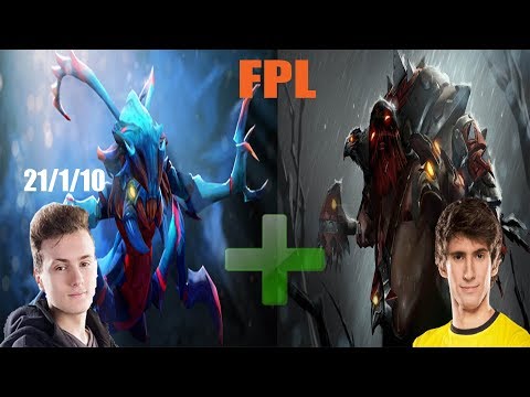 Dota 2 FPL games Dendi x Miracle in same team - 2ez4 TI winners