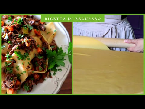 Pappardelle con SUGO DI RECUPERO