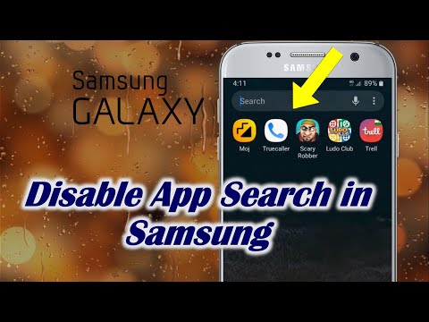 Disable Search from Home Screen in Samsung