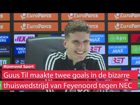 Trefzekere Til over bizarre slotfase Feyenoord-NEC: 'Het stadion helpt ons ontzettend'
