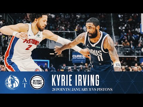 Kyrie Irving (28 Points) Highlights vs. Detroit Pistons | January 31, 2025