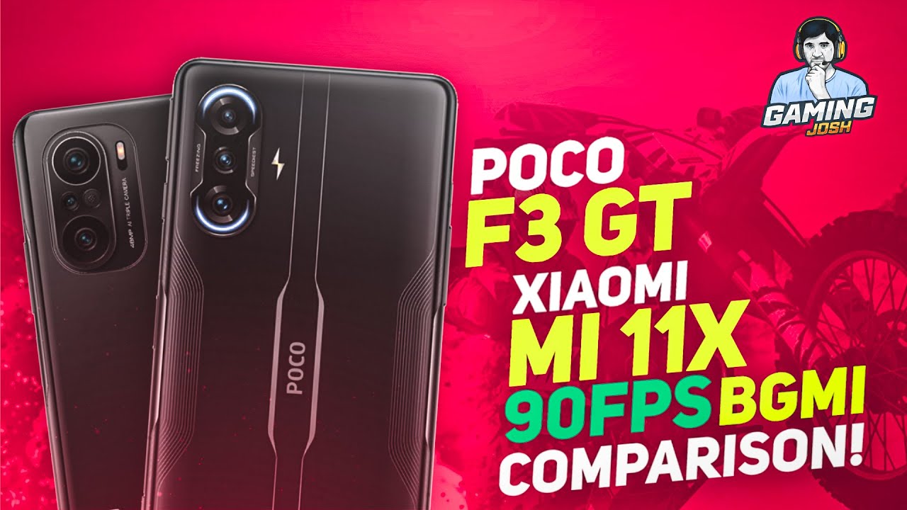 POCO F3 GT vs Xiaomi Mi 11x BGMI 90FPS Comparison | Dimensity 1200 vs Snapdragon 870!