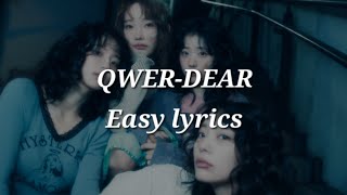 Download lagu QWER-Dear (눈물참기) Easy lyrics mp3 Download lagu QWER-Dear (눈물참기) Easy lyrics mp3