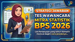 Download lagu BPS Statistics Partner Interview Test 2026 | List of Questions and Answers 🔥🔥 mp3