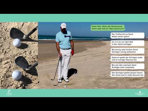 Wie geht der Bunkerschlag in weichen oder hartem Sand