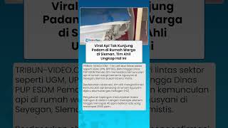 Viral Api Tak Kunjung Padam di Rumah Warga Sleman, Tim Ahli Ungkap Ada Gas dari Dalam Tanah