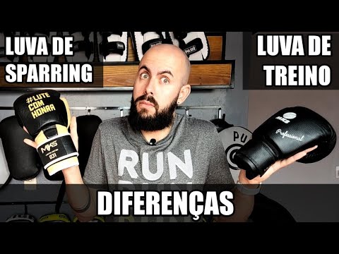 Diferença entre LUVA DE TREINO e LUVA DE SPARRING.