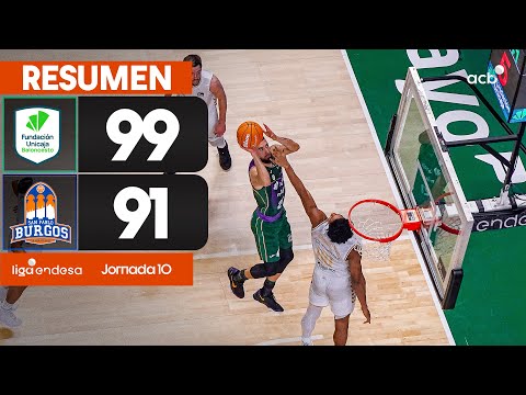 Unicaja - Recoletas Salud San Pablo Burgos (99-91) RESUMEN | Liga Endesa 2025-26