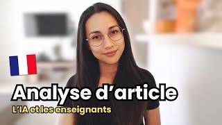 Tricher avec l'IA ? Analyse d'article en français