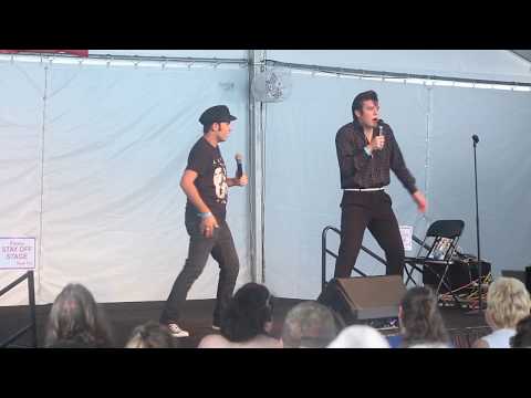 Taylor Rodriguez & Jacob Roman sing 'Trouble' Elvis Week 2017