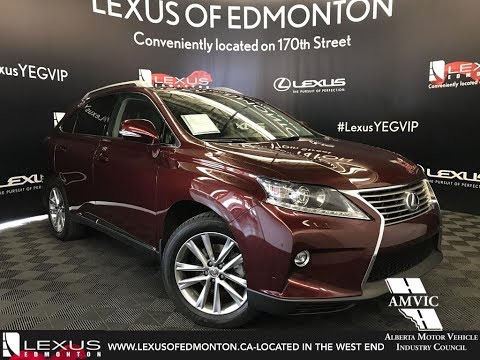 Used Red 2015 Lexus RX 350 Touring Package Walkaround Review Bonnyville Alberta