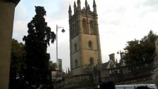 Choir Singing from Magdalen College Tower Oxford May Day