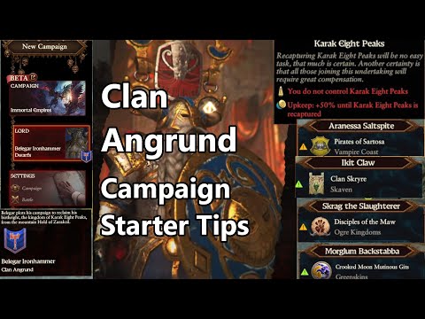 Clan Angrund campaign starter tips for Immortal Empires - Total War: Warhammer 3