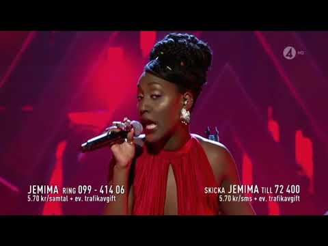 Jemima imponerar juryn med fiver ( Idol 2017 )
