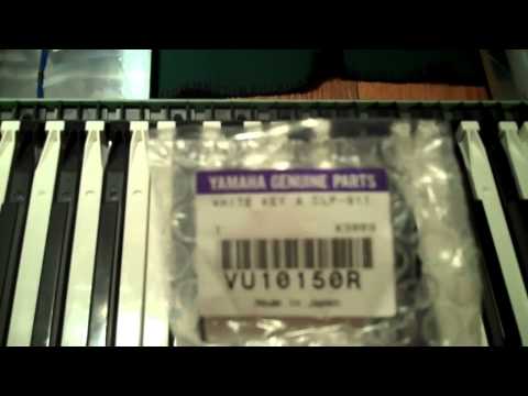 Yamaha Motif 8 How to replace keys that are sticking