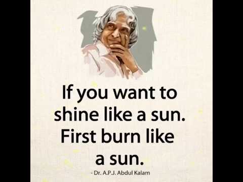 Inspirational quotes by Dr APJ Kalam sir