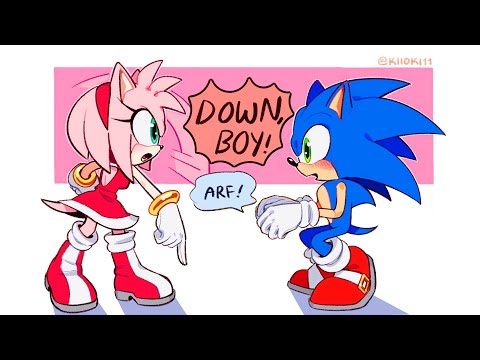 Boyfriend Discipline - Sonic x Amy (Sonamy) Comic Dub Comp