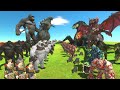 Godzilla x King Kong War - Godzilla + King Kong VS Destoroyah +  Biollante - ARBS
