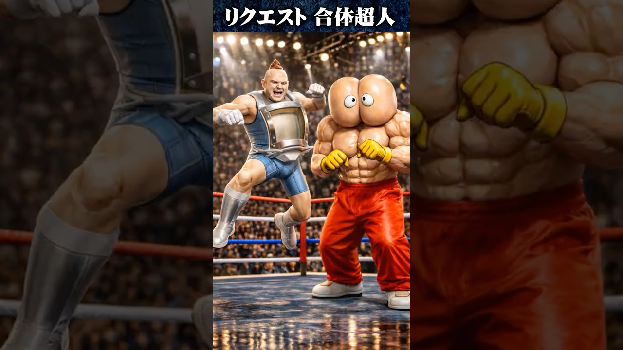 リクエスト合体超人Part15 #合体  #キン肉マン #anime  #実写化 #撮影