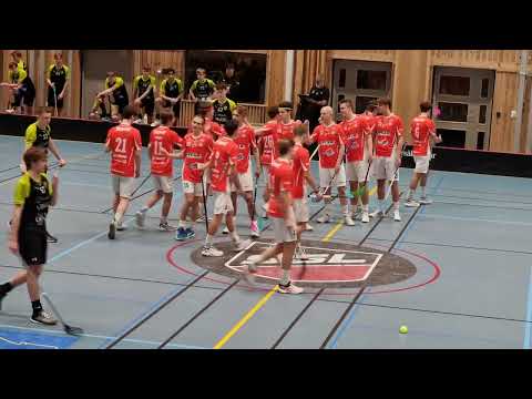 1:a perioden IBK Lund/Bjärreds IBK- Höllvikens IBF, Juniorallsvenskan J HJ18 2023-10-29