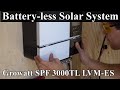 no battery solar power system growatt spf 3000tl lvm es