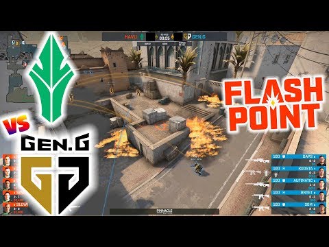 sLowi ON FIRE!🔥 HAVU vs Gen.G BEST MOMENTS - Dust2 - Flashpoint 1 Playoffs | CSGO