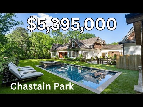 $5,395,000 MUST SEE Buckhead - Atlanta Home w/3+ Acres at Chastain Park I Atlanta Luxury Homes